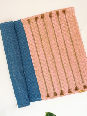 Eco Travel Yoga Mat (Light Pink & Blue) from chaYkra