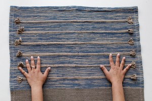 Eco Travel Yoga Mat (Blue & Brown) from chaYkra