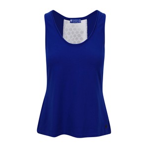 Blue Contrast Chic Tank from chaYkra
