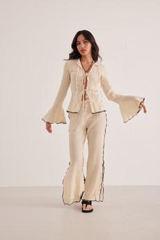 Rosalita Crinkle Cotton Pants via Chillax