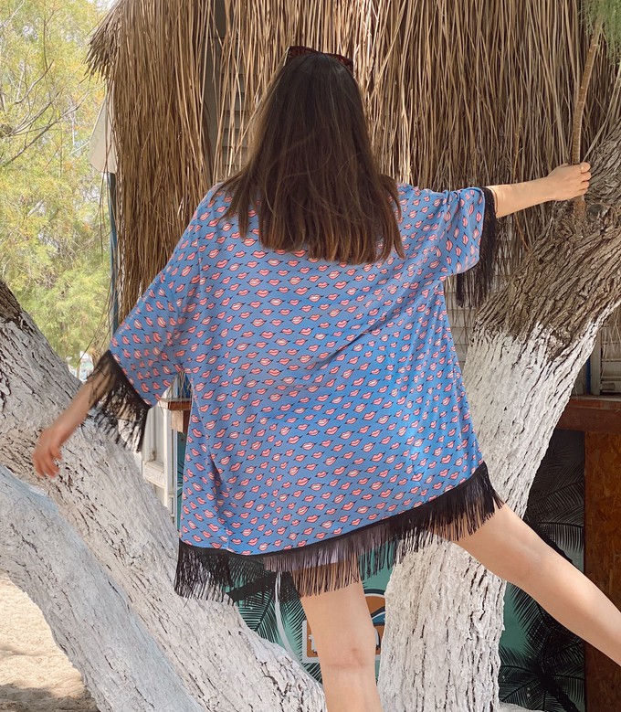 Sunkissed Fringed Kimono from Chillax