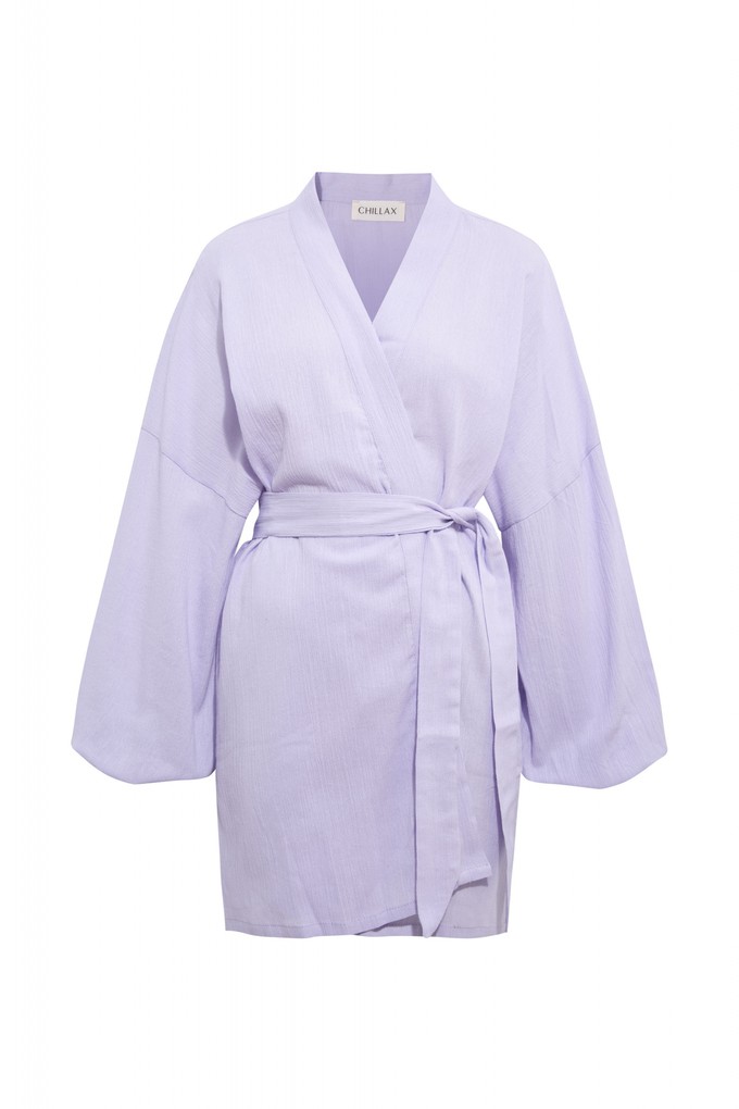 Alice Lilac Crinkle Gauze Kimono from Chillax