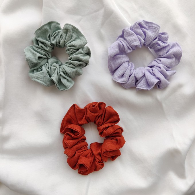 Pack of Three Gauze Scrunchies from Chillax