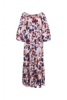 Rose Linen Maxi Dress via Chillax