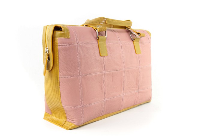 Metropolitan Bag | Leather & Fire-hose from Elvis & Kresse