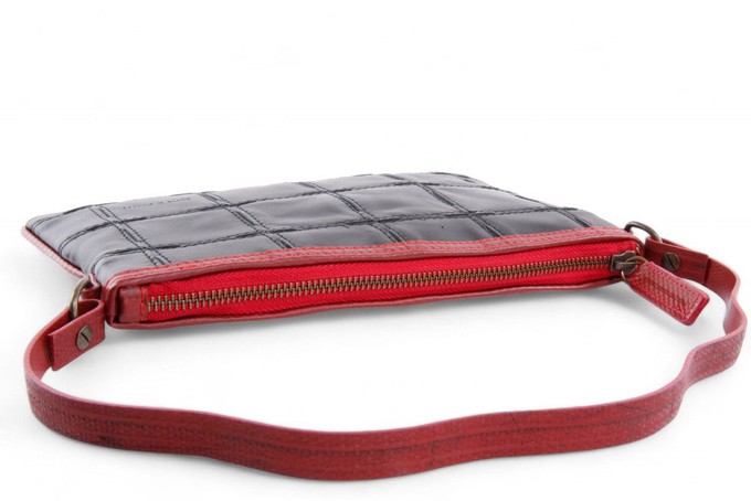 Clutch Bag | Leather & Fire-hose from Elvis & Kresse