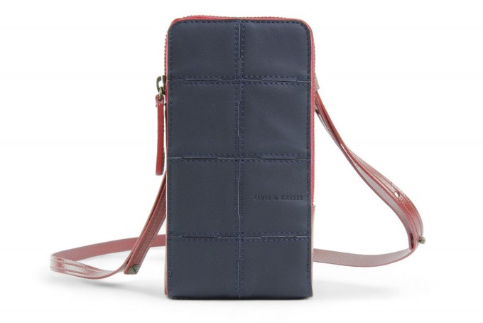 Crossbody pouch | Leather & Fire-hose from Elvis & Kresse