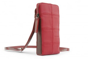 Crossbody pouch | Leather & Fire-hose from Elvis & Kresse