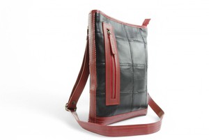 Reporter Bag | Leather & Fire-hose from Elvis & Kresse