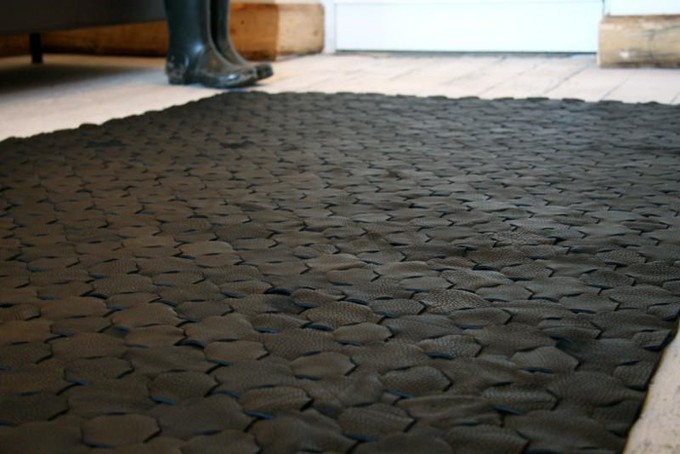 Leather Rug from Elvis & Kresse