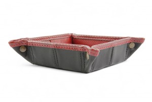 Desk Tidy | Leather & Fire-hose from Elvis & Kresse