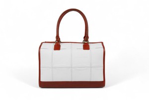 Small Post Bag | Leather & Fire-hose from Elvis & Kresse