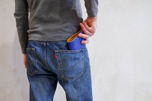 Billfold Wallet with Coin Pocket | Leather & Fire-hose from Elvis & Kresse