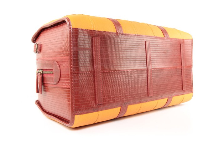 Overnight Bag | Leather & Fire-hose from Elvis & Kresse