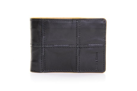 Compact Wallet | Leather & Fire-hose from Elvis & Kresse