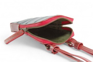 Crossbody pouch | Leather & Fire-hose from Elvis & Kresse