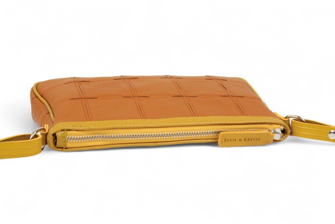 Crossbody Clutch Bag | Leather & Fire-hose from Elvis & Kresse