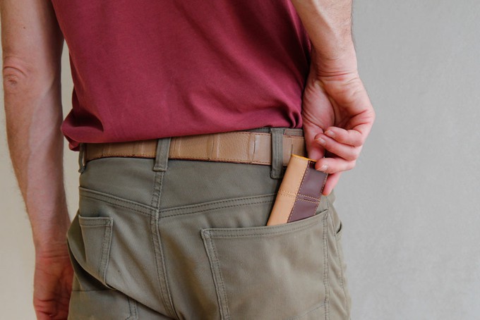 Card Holder | Leather & Fire-hose from Elvis & Kresse