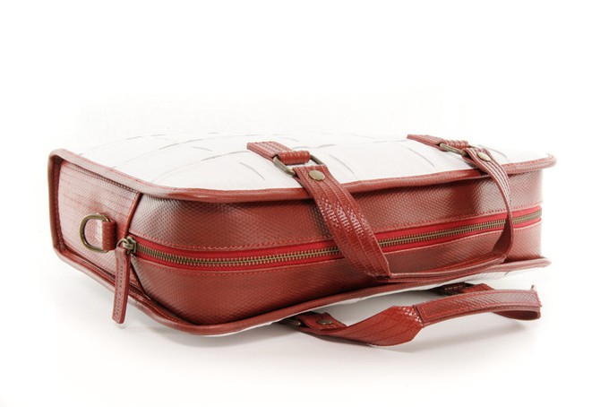 Leather Compact Briefcase from Elvis & Kresse