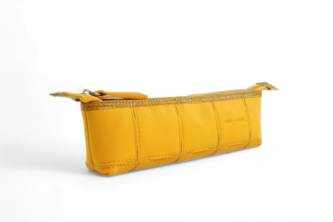 Pencil Case | Leather & Fire-hose from Elvis & Kresse