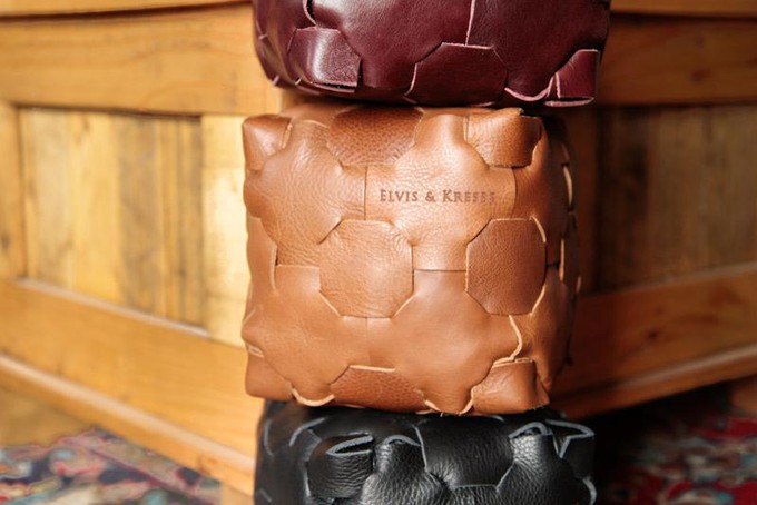 Leather Cube from Elvis & Kresse