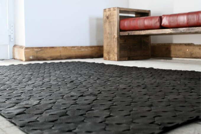 Leather Rug from Elvis & Kresse