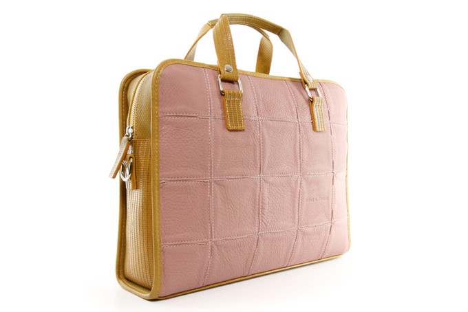 Leather Compact Briefcase from Elvis & Kresse