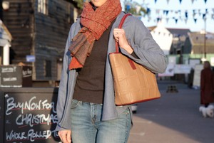 Leather Small Tote Bag from Elvis & Kresse