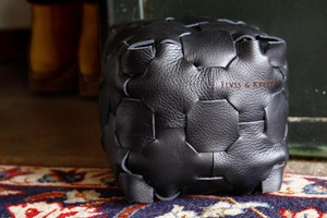 Leather Cube from Elvis & Kresse