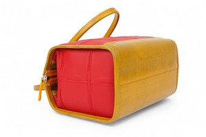 Small Post Bag | Leather & Fire-hose from Elvis & Kresse