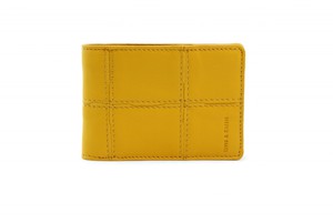 Compact Wallet | Leather & Fire-hose from Elvis & Kresse