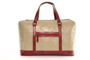 Gladstone Travel Bag | Leather & Fire-hose from Elvis & Kresse