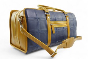 Overnight Bag | Leather & Fire-hose from Elvis & Kresse