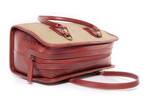 Small Post Bag | Leather & Fire-hose from Elvis & Kresse