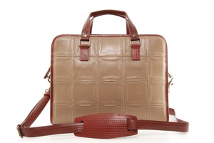 Leather Compact Briefcase from Elvis & Kresse