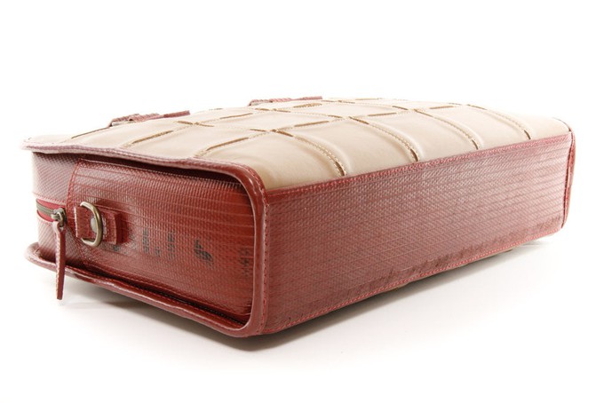 Leather Compact Briefcase from Elvis & Kresse