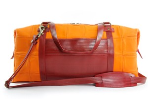 Weekend Bag | Leather & Fire-hose from Elvis & Kresse