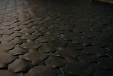 Leather Rug via Elvis & Kresse