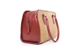 Small Post Bag | Leather & Fire-hose from Elvis & Kresse