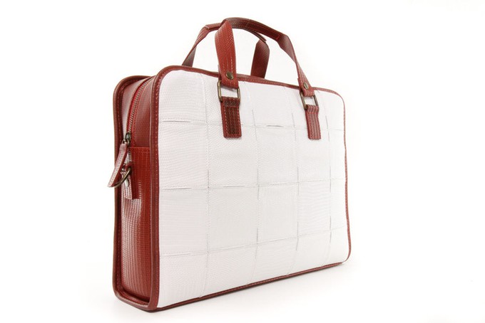 Leather Compact Briefcase from Elvis & Kresse
