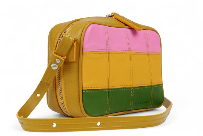 Disco Bag | Leather & Fire-hose from Elvis & Kresse