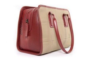 Small Post Bag | Leather & Fire-hose from Elvis & Kresse