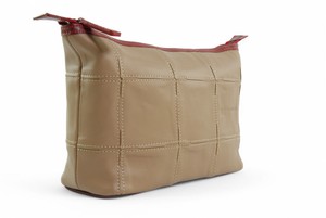 Cosmetics Case / Toiletry Bag | Leather & Fire-hose from Elvis & Kresse