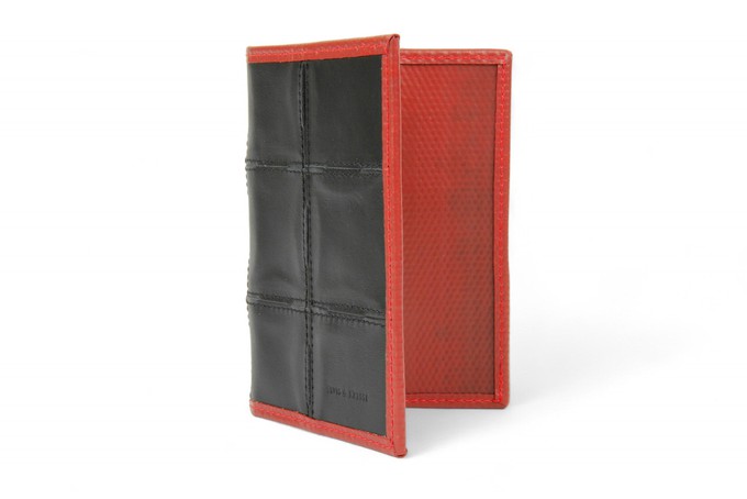 Passport Cover | Leather & Fire-hose from Elvis & Kresse