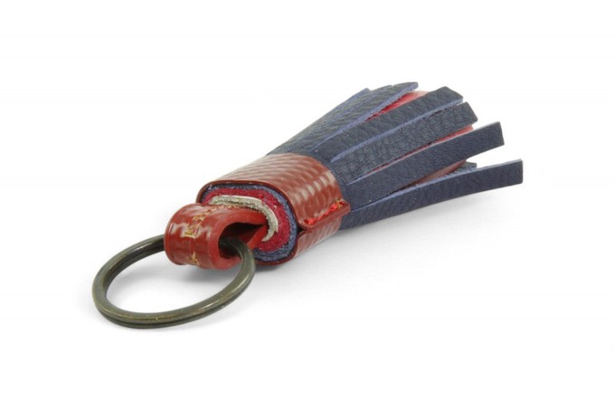 Tassel Keyring | Leather & Fire-hose from Elvis & Kresse
