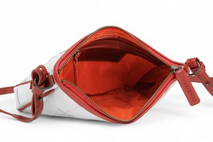 Crossbody Clutch Bag | Leather & Fire-hose from Elvis & Kresse