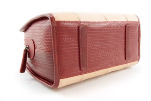 Small Post Bag | Leather & Fire-hose from Elvis & Kresse