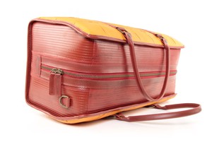 Overnight Bag | Leather & Fire-hose from Elvis & Kresse