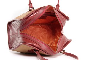 Small Post Bag | Leather & Fire-hose from Elvis & Kresse