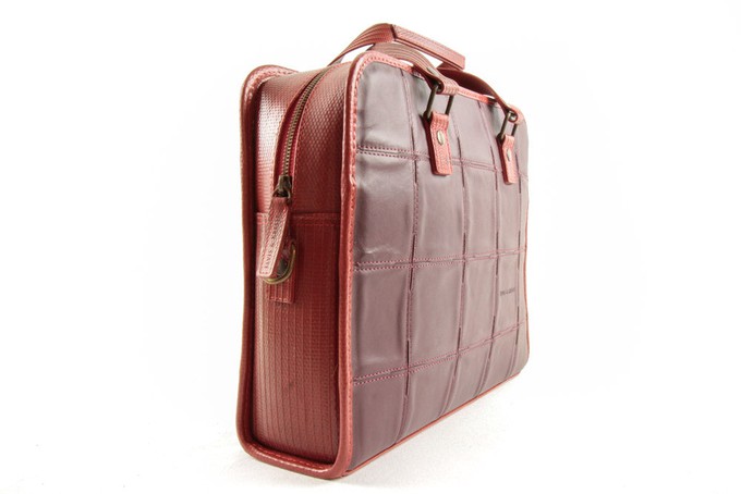 Leather Compact Briefcase from Elvis & Kresse